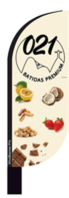 Wind Banner para Bares e Restaurantes 021 Batidas Premium