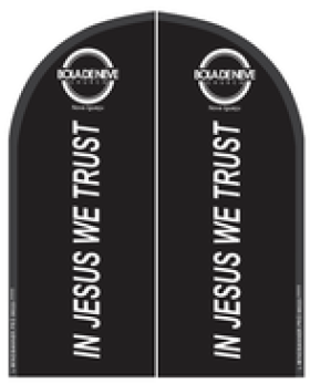 Wind Banner para Igrejas Evangélicas Bola de Neve