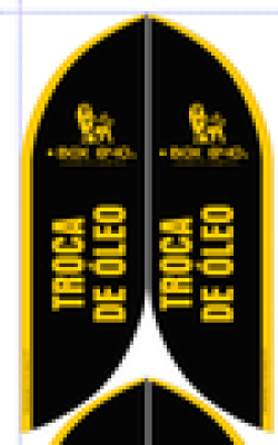 Wind Banner para Lojas de Troca de Òleo Box 840
