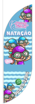 Wind Banner para Escola de Natação Camila Melo