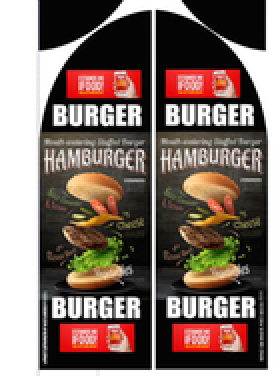 Wind Banner Hamburgueria