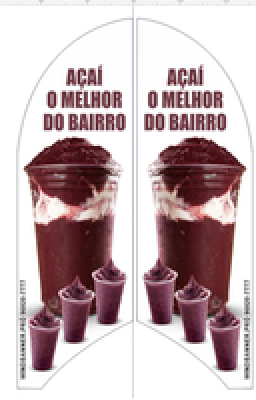 WIND BANNER AÇAI O MELHOR DO BAIRRO