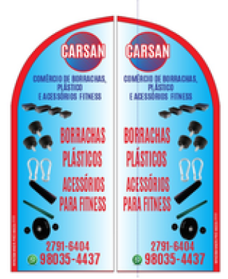 Wind Banner para Acessórios Carsan