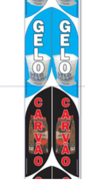 Wind Banner Carvão e Gelo