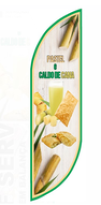 Wind Banner Pronto para Caldo de Cana