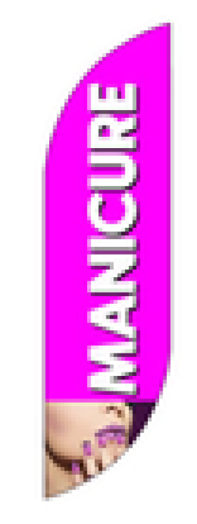 Wind Banner de Manicure  100,00 Reais